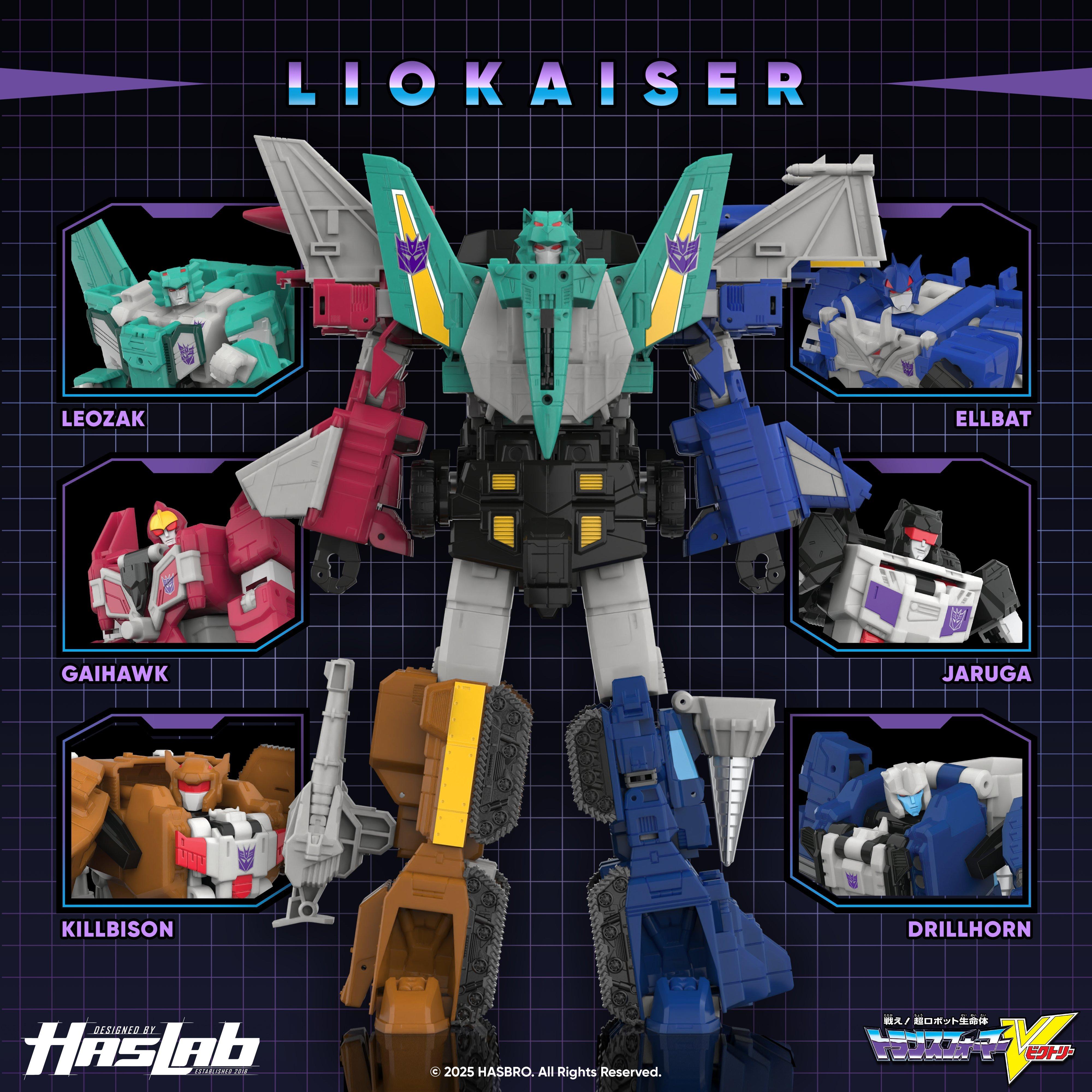 Transformers Legacy HasLab Liokaiser Combiner